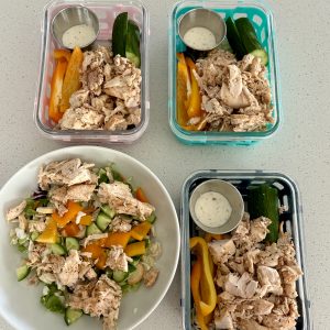 chicken salad meal prep