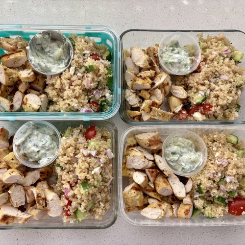 greek chicken meal prep