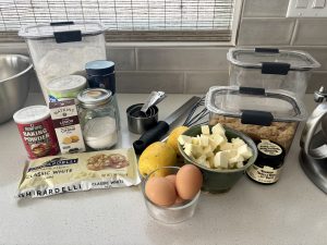lemon cookie dough ingredients