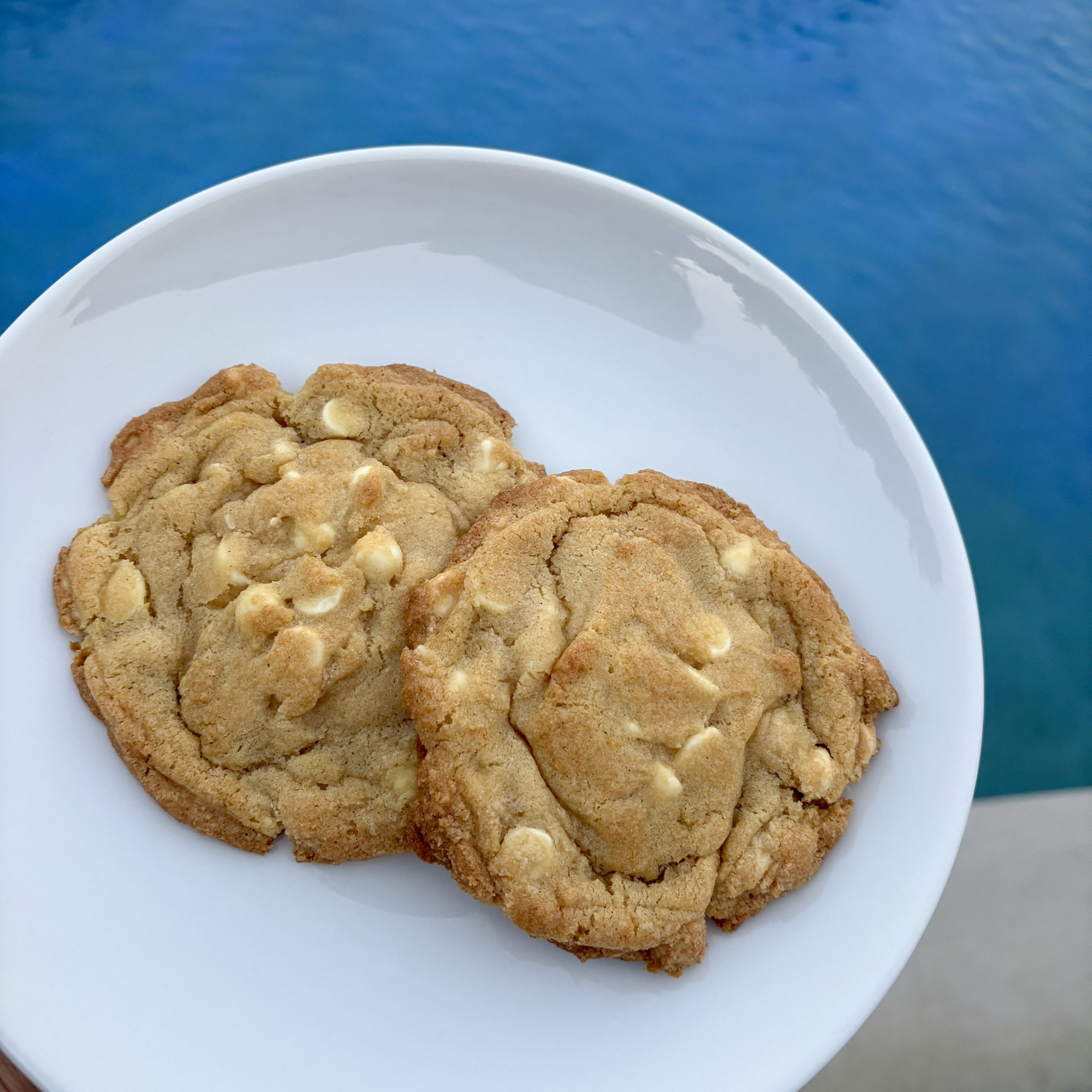 Lemon White Chocolate Chip Cookies
