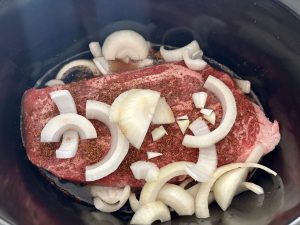 bbq beef prep