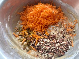 carrot cake batter